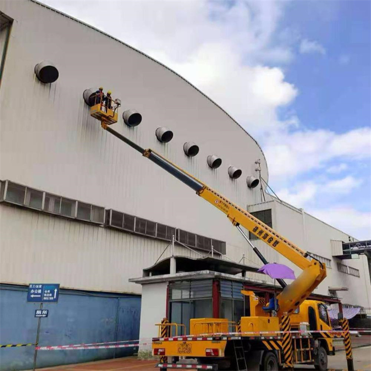 淮安洪泽高空作业车出租服务：专业广告牌安装解决方案